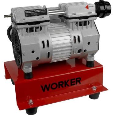 Imagem de Compressor De Ar Direto 1,0Hp 750W 8Bar 116Lbs 5Pcm 127V Worker