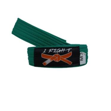 Imagem de Faixa Kimono Artes Marciais Judô Jiu-Jitsu Infantil - 1 Fit, M4, Verde