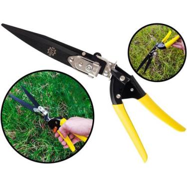 Imagem de Tesoura Para Jardinagem Profissional Podar Cortar Galhos Aço Carbono C