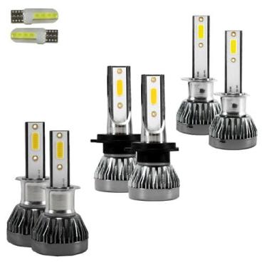 Imagem de Kit ultra led nano chevrolet montana 2011/2020 22000 lúmens 6500k h1h7