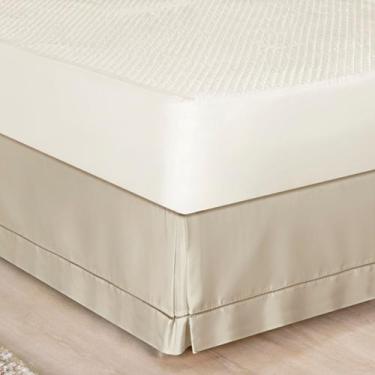 Imagem de Saia Para Cama Box King Percale 200 Fios 01 Peça - BIA ENXOVAIS, Cáqui