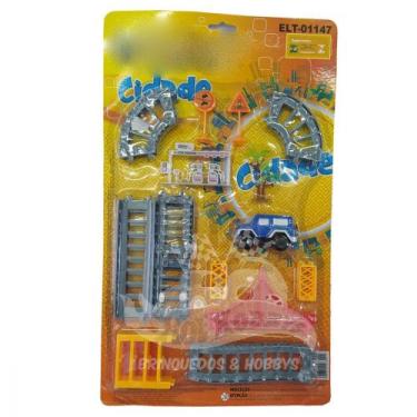 Imagem de Conjunto Mini Cidade em Plastico com Acessorios - Elite 01147