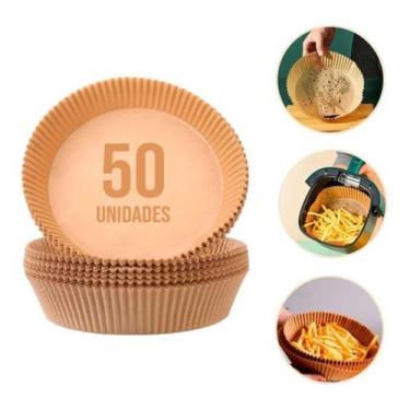 Imagem de Forro De Papel Antiaderente Para Airfryer Airflyer 50pcs - Tzimport
