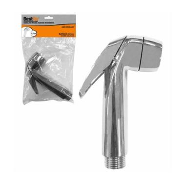 Imagem de Gatilho Para Ducha Higiênica ABS Cromado 12 Cm Banheiro Resistente Bes