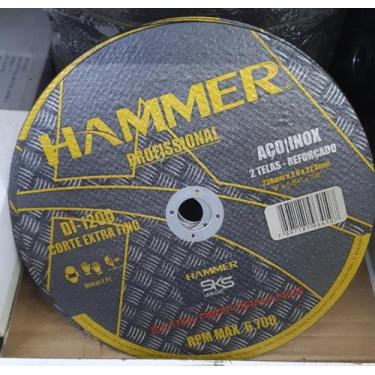 Imagem de Disco de Corte Fino 180 x 1,6 x 22,2mm / 230 x 2,0 x 22,2mm - Hammer /