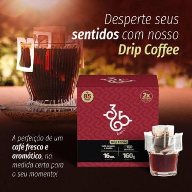 Imagem de Drip Coffee Café Especial - 365 Coffee - Caixa com 16 unidades