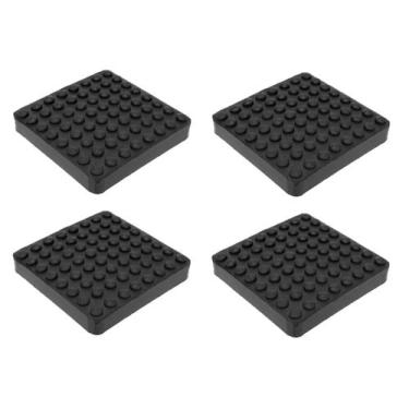 Imagem de Sapata Borracha Elevador Autocenter Quadrada 119mm Kit 4 - Noster Náut