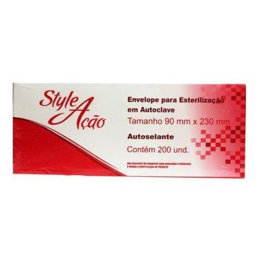 Imagem de Envelope Para Esterilização Em Autoclave 90x230mm Com 200un - Style Aç