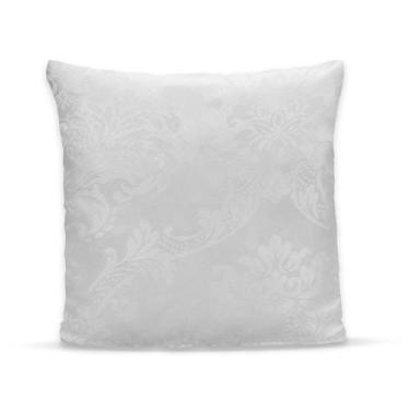 Imagem de Capa Fronha de Almofada c/ Zíper 40cmx40cm Jacquard Adamascado Luxo - 