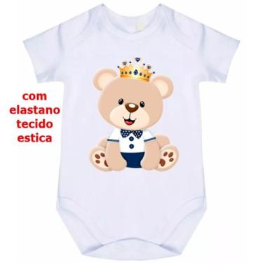 Imagem de body bebê urso príncipe cód 1135 - nick aloha, Branco, P