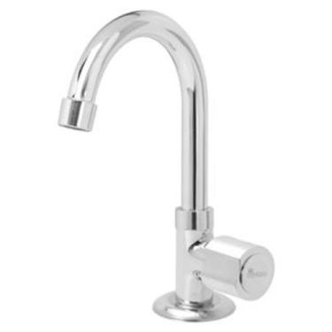 Imagem de Torneira Lavatório Bica Móvel Banheiro Metal De Mesa Padrão Deca 1195 