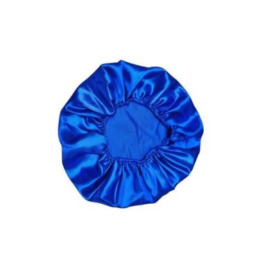 Imagem de Touca Cetim Seda Luxo Antifrizz Tamanho Único - Magic Enxovais, Azul