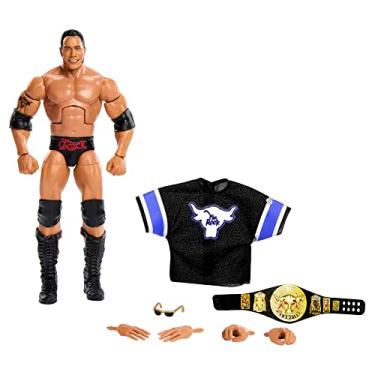 Imagem de WWE Action Figures, WWE Elite the Rock Figure with Accessories, Collectible Gifts