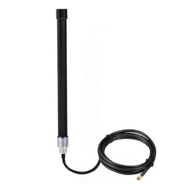 Imagem de Bingfu Antena celular 4G LTE Mimo para ambientes externos montada na parede de alto ganho longo alcance 6dBi SMA para Spypoint Covert Tactacam Trail Game Cam celular câmera de segurança roteador modem