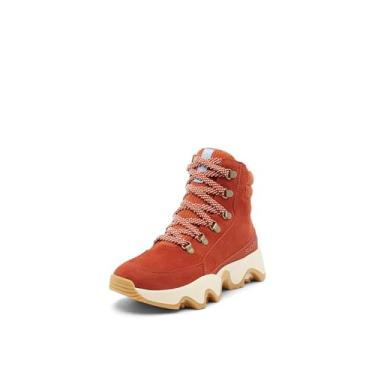 Imagem de Sorel Bota de neve feminina Kinetic Impact Conquest Plus impermeável, Sanguine/Jet, 34