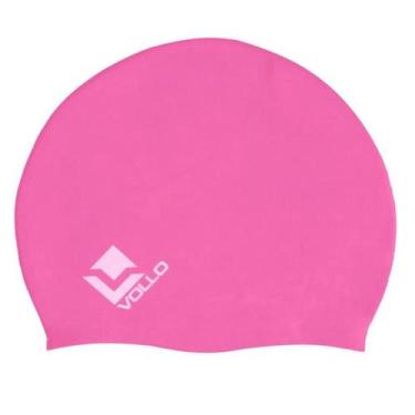 Imagem de Touca De Natação Vollo 100% Silicone, Rosa, Unico