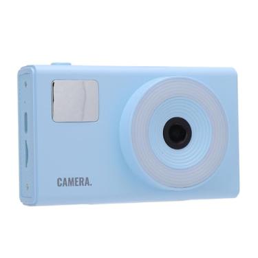 Imagem de Câmera Digital 4K, Câmera CCD Vintage Câmera Compacta de 48 MP Com Tela de 2,4 Polegadas, Zoom Digital 16X, Anti-vibração, Luz de Preenchimento para Iniciantes, Adolescentes,