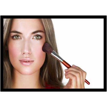Imagem de Quadro Decorativo Estética Feminina Moda Salões De Beleza Maquiagem Ol