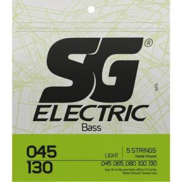 Imagem de Encordoamento Para Contrabaixo .045 5 Cordas Nickel Sg