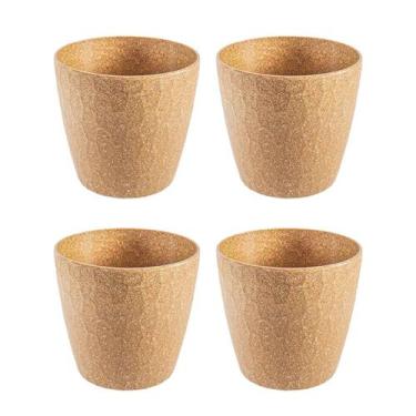 Imagem de 4 un Vaso plantas colmeia decorativo flor G MARROM CLARO - EVO