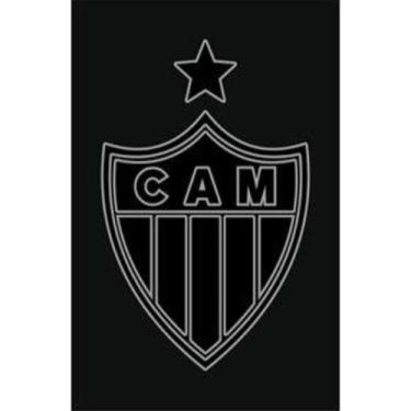 Imagem de Toalha Social Buettner Jacquard Veludo Futebol Atletico Mineiro 33cmx5