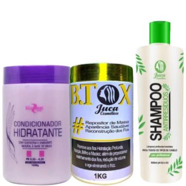 Imagem de Kit B.tox Capilar Redutor de Volume 1kg Juca + Condicionador 1kg Mairi