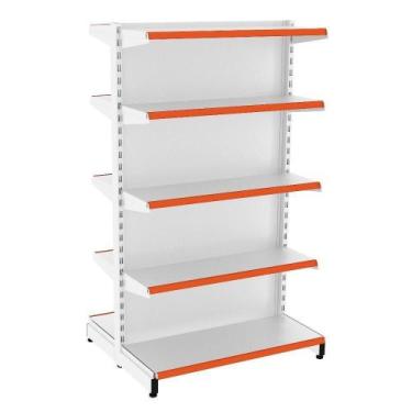 Imagem de Gôndola Central Dupla Face Prateleira 1 Inicial - ELITE AÇO