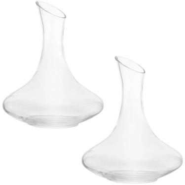 Imagem de 2 Jarras Decanter para Vinho Vidro 1,5 Litros Wolff Decantador para Adegas Bares
