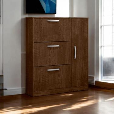 Imagem de Sapateira com 03 Gavetas e 01 Porta Randi Malbec