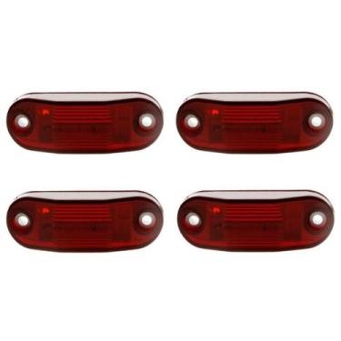 Imagem de Kit 4 Lanternas Placa Bivolt Onibus Caminhão Carreta Van - Indústria B