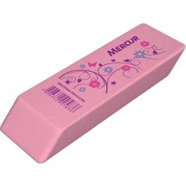 Imagem de Borracha decorada tr rosa/branca mercur