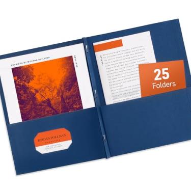 Imagem de Pasta de dois bolsos Avery, Fixador, Dark Blue, 25 Covers