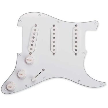 Imagem de Seymour Duncan Conjunto de pickguard California 50s branco carregado