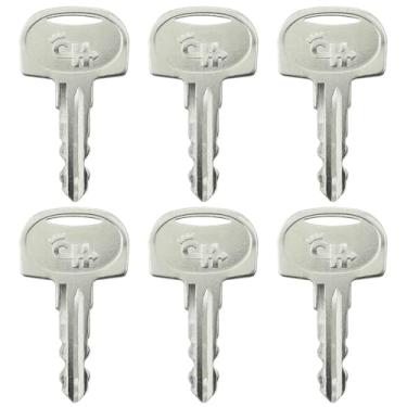 Imagem de 601 chaves de ignição 60266568 para mini escavadeira Sany Broderson Crane Ferris cortador de grama Bluebird School Bus Polaris Snowmobile (pacote com 6)