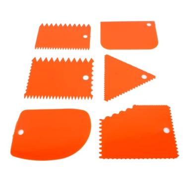 Imagem de Conjunto de Raspador de Argila de 6 Peças, Cabo de Raspador de Argila de Plástico Esculpido Escultura Em Argila Ferramenta DIY Raspador de Massa Escultura de Argila Ferramenta