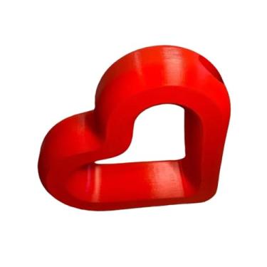 Imagem de Wswqop Vaso de resina para plantas, vaso de flores para decoração de casa, suporte de flores, arranjo floral em forma de coração para quarto, sala de estar,