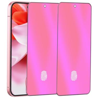 Imagem de BWEDXEZ Pacote com 2 unidades de vidro temperado anti-azul para Google Pixel 9/9 Pro/9 Pro Fold protetor de tela anti-espião, suporte para desbloqueio de dedo de 6,3 polegadas