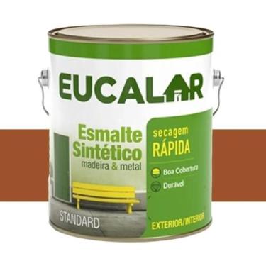 Imagem de tinta esmalte eucalar marrom 3,6 litros