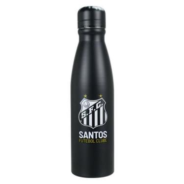 Imagem de Garrafa Alumínio Santos 600 ML - QH072-4-B - MILENO