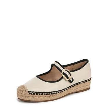 Imagem de Sam Edelman Sapatilha feminina Mackie Mary Jane, Marfim moderno/preto, 38