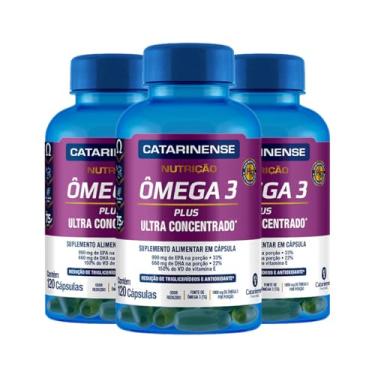 Imagem de Kit 3 Ômega 3 Concentrado Catarinense 120 capsulas