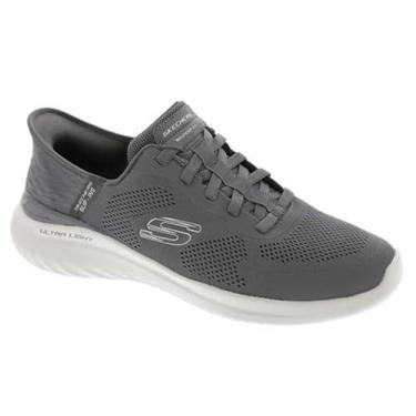 Imagem de Skechers Skechers Bounder 2.0 Emerged Tênis masculino sem cadarço, Carvão, 7.5 Wide