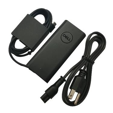 Imagem de Dell Carregador De Laptop 65W Watt Usb Tipo C Adaptador De Energia Ca Inclui Cabo De Alimentação Para Latitude 3340 3440 3540 5340 5440 5540 7340 7440 7640 9440 2 Em 1