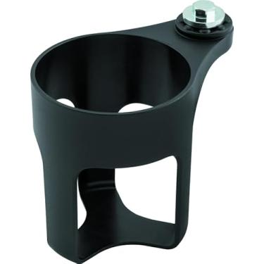 Imagem de Kuryakyn Acessório de motocicleta 8954: kit de apoio de braço de passageiro/suporte de copo para motocicletas Harley-Davidson Touring e Tri Glide 2014-19, preto