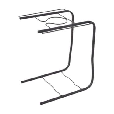 Imagem de IEUDNS Sob armário de vinhos de vinhos de vidro porta -copo de rack de rack de ferro salvar espaço suther helter de armazenamento de vidro para o armário de