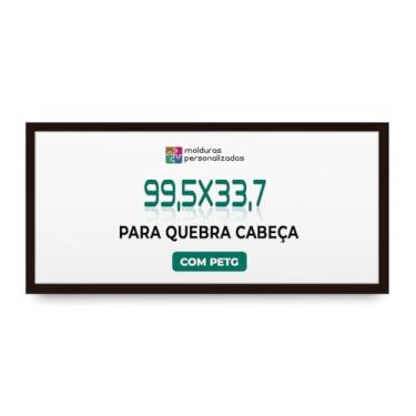 Imagem de Moldura 99,5x33,7 para Quebra Cabeça Panoramico com Proteção Petg (Preto)