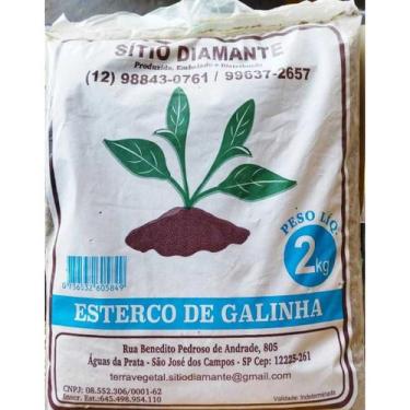 Imagem de 4 kg Esterco de Galiha Pronto para o Uso. - SITIO DIAMANTE