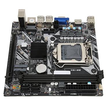 Imagem de Placa-mãe de Computador de Mesa, LGA 1155 USB2.0 DDR3 NVME WiFi M.2 VGA HD Mini ITX Motherboard, Placa-mãe de PC para Chip de Som Realtek ALC662