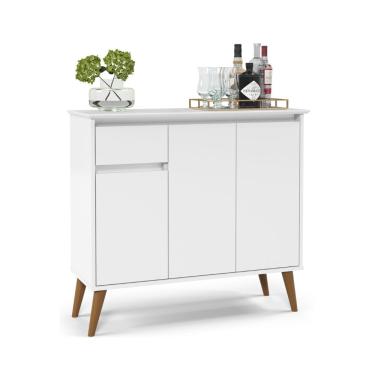 Imagem de Aparador Veneza 3 Portas e 1 Gaveta Branco ej Móveis