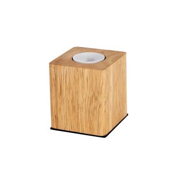 Imagem de Luminária De Mesa Madeira Cube 8,3x7,3cm P/ 1 Lâmpada E-27 Cód. LCUBE – GMH Trade